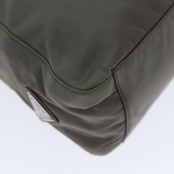 PRADA Tote Bag Nylon Gray Auth 79634 - Picture 15 of 16